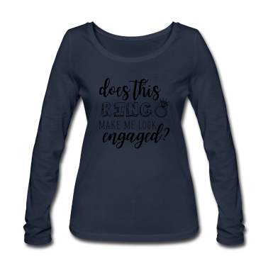 Hochzeit Langarmshirt - Durch den Ring ist Sie verlobt - Hochzeitsgeschenk