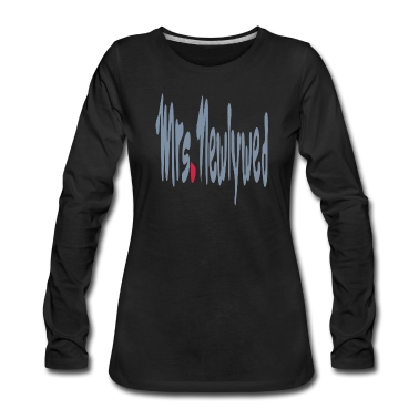 Hochzeit Langarmshirt - Mrs frisch verheiratet - Hochzeitsgeschenk JGA