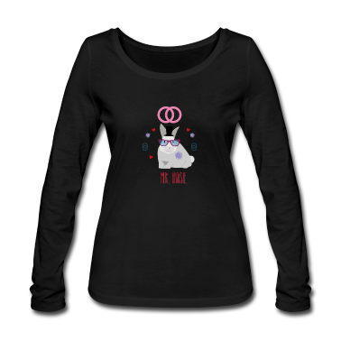 Hochzeit Langarmshirt - Mr. Hase feiert Hochzeit