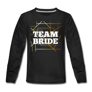 Hochzeit Langarmshirt - Teambraut