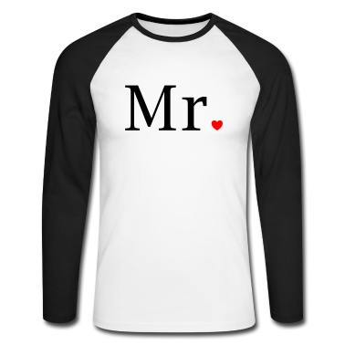 Hochzeit Langarmshirt - Mr and Mrs married Hochzeit Feier Verheiratet Mrs