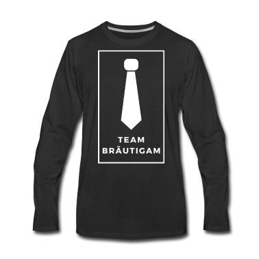Hochzeit Langarmshirt - Team Bräutigam - Hochzeit Heirat Verlobter Ehemann