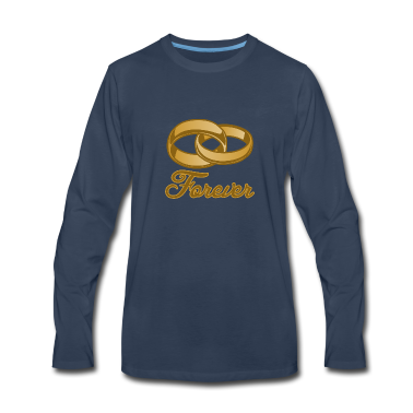 Hochzeit Langarmshirt - Für immer Ehering Hochzeit Geschenk