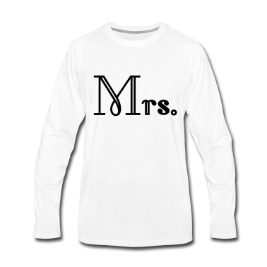 Hochzeit Langarmshirt - Mr and Mrs married Hochzeit Feier Verheiratet Mrs