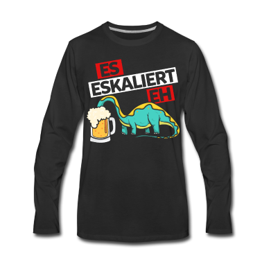 Hochzeit Langarmshirt - Es Eskaliert Eh Junggesellenabschied Bier Saufen