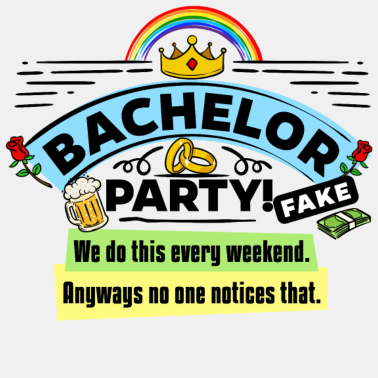 Motiv Junggesellenabschied Hochzeitsfeier Heirat Spruch