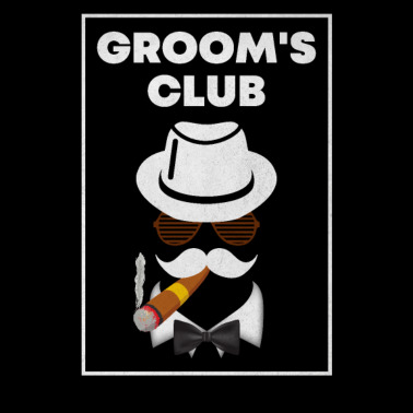Motiv Bräutigam Club Groom's Club Hochzeitsfeier