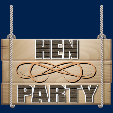 Motiv Hen Party rustikale Hochzeitsfeier Zeichen