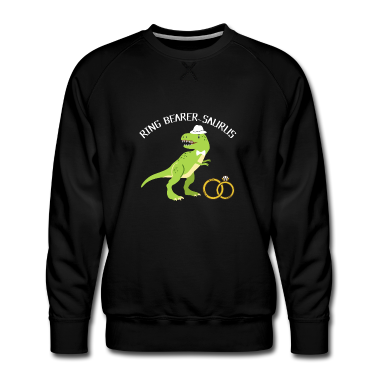 Hochzeit Pullover - Dinosaurier Ring Träger Produkt, Hochzeitsfeier drucken