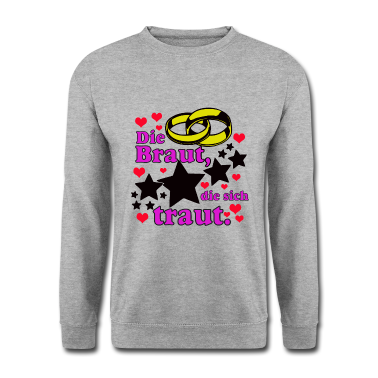 Hochzeit Pullover - Die Braut die sich ../+
