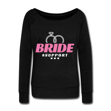 Hochzeit Pullover - Braut Support Herz Team