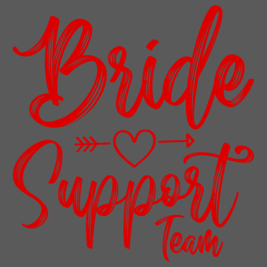 Motiv Braut Support Herz Team