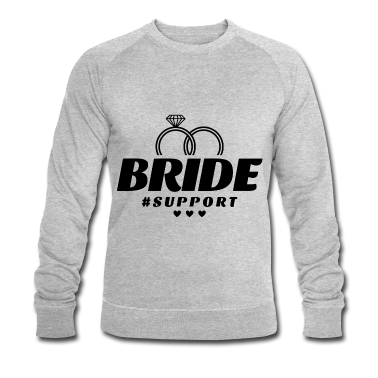 Hochzeit Pullover - Braut Support Herz Team