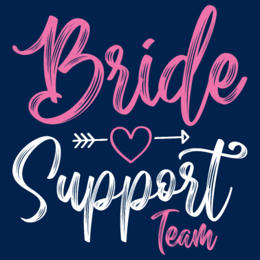 Motiv Braut Support Herz Team