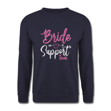 Hochzeit Pullover - Braut Support Herz Team