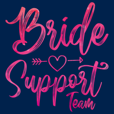 Motiv Braut Support Herz Team