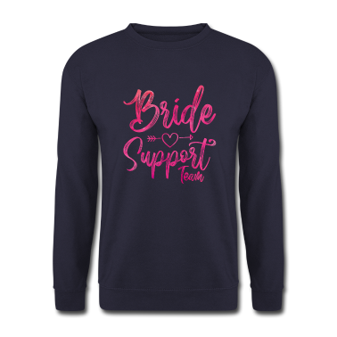 Hochzeit Pullover - Braut Support Herz Team