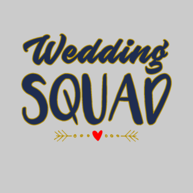 Motiv Hochzeitsteam, Wedding Squad, Hochzeit, Verlobung
