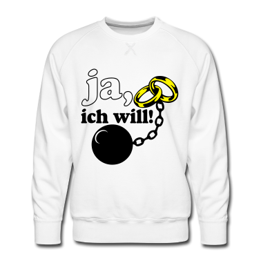 Hochzeit Pullover - ja ich will .../+