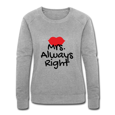 Hochzeit Pullover - Mrs immer richtig