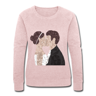 Hochzeit Pullover - Frisch Verheiratet - Ehepaar im Low Poly Style