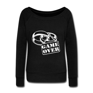 Hochzeit Pullover - JGA Ehe Schild game over ...+