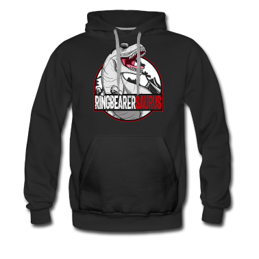 Hochzeit Hoodie - RingBearersaurus Dinosaurier-Hochzeitsringen von R