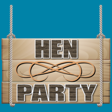 Motiv Hen Party rustikale Hochzeitsfeier Zeichen