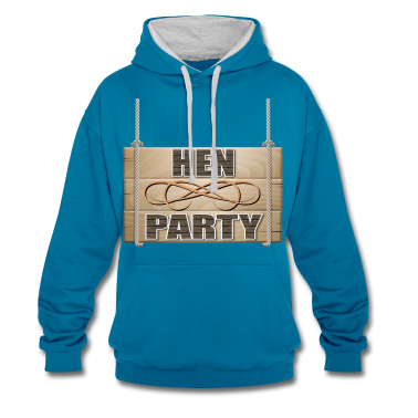 Hochzeit Hoodie - Hen Party rustikale Hochzeitsfeier Zeichen