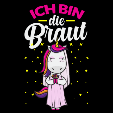 Motiv Einhorn Braut Hochzeitsfeier Ehefrau Geschenk