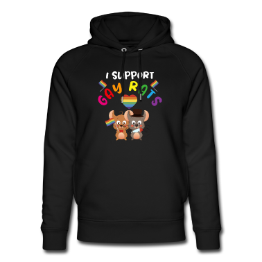 Hochzeit Hoodie - LGBT Support Schwule Ratten Hochzeitsfeier schwul