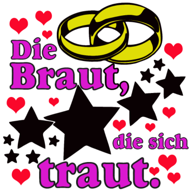 Motiv Die Braut die sich ../+