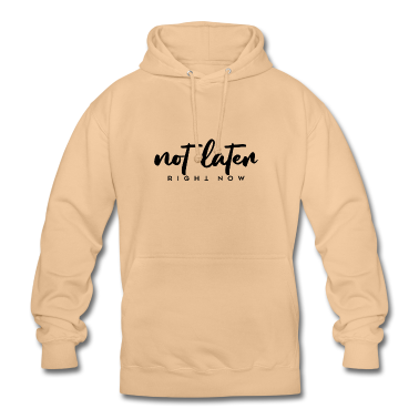 Hochzeit Hoodie - not later right now