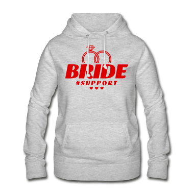 Hochzeit Hoodie - Braut Support Herz Team