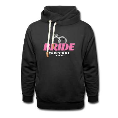 Hochzeit Hoodie - Braut Support Herz Team