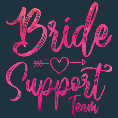 Motiv Braut Support Herz Team