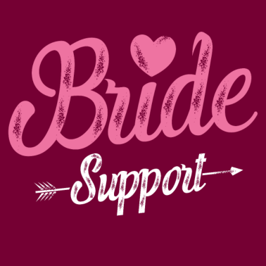 Motiv Braut Support Team Herz