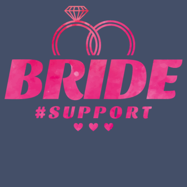 Motiv Braut Support Herz Team