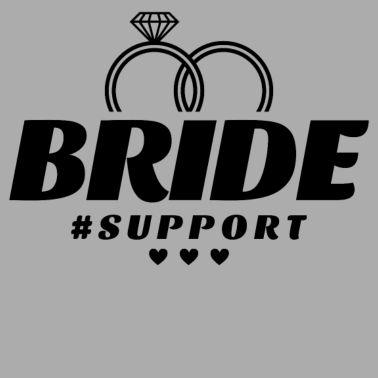 Motiv Braut Support Herz Team