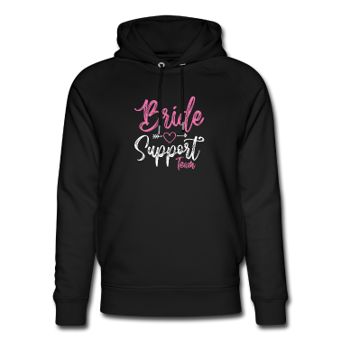 Hochzeit Hoodie - Braut Support Herz Team