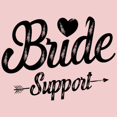 Motiv Braut Support Herz Team Junggesellinnen