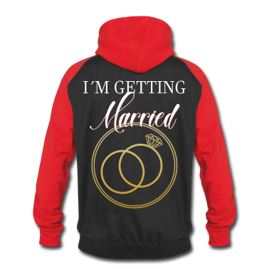 Hochzeit Hoodie - Ich werde heiraten weiss