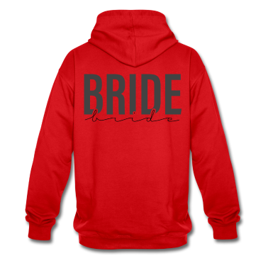 Hochzeit Hoodie - Braut Schriftzug