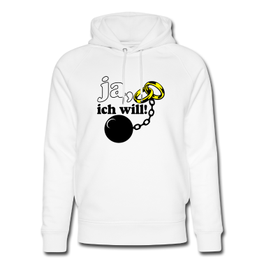 Hochzeit Hoodie - ja ich will .../+