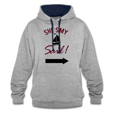 Hochzeit Hoodie - Valentinstag Liebe Sail