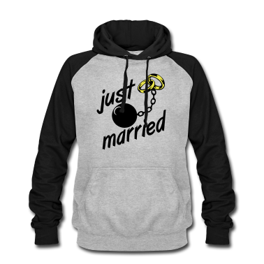 Hochzeit Hoodie - just married JGA ...+