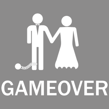 Motiv Gameover Junggesellenabschied Heiraten Geschenk