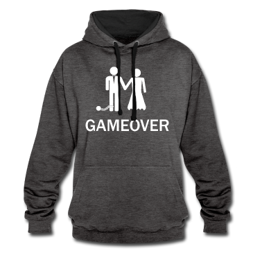 Hochzeit Hoodie - Gameover Junggesellenabschied Heiraten Geschenk