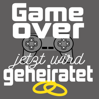 Motiv Junggesellenabschied Heirat Game Over Geschenkidee