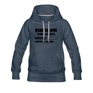 Hochzeit Hoodie - ehemann wird geladen
